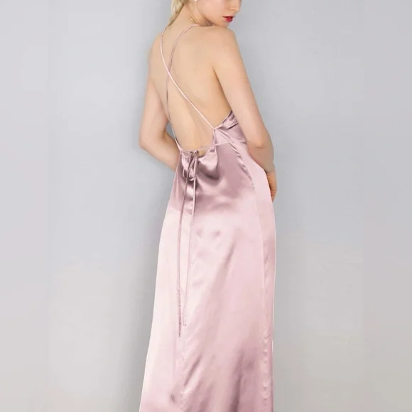 Lily Silk Perfect Party Ready Wrap Silk Maxi Dress - Picture 3 of 8